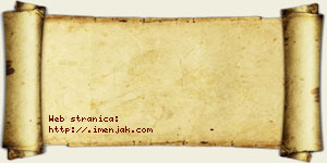 Jasna Mioković vizit kartica